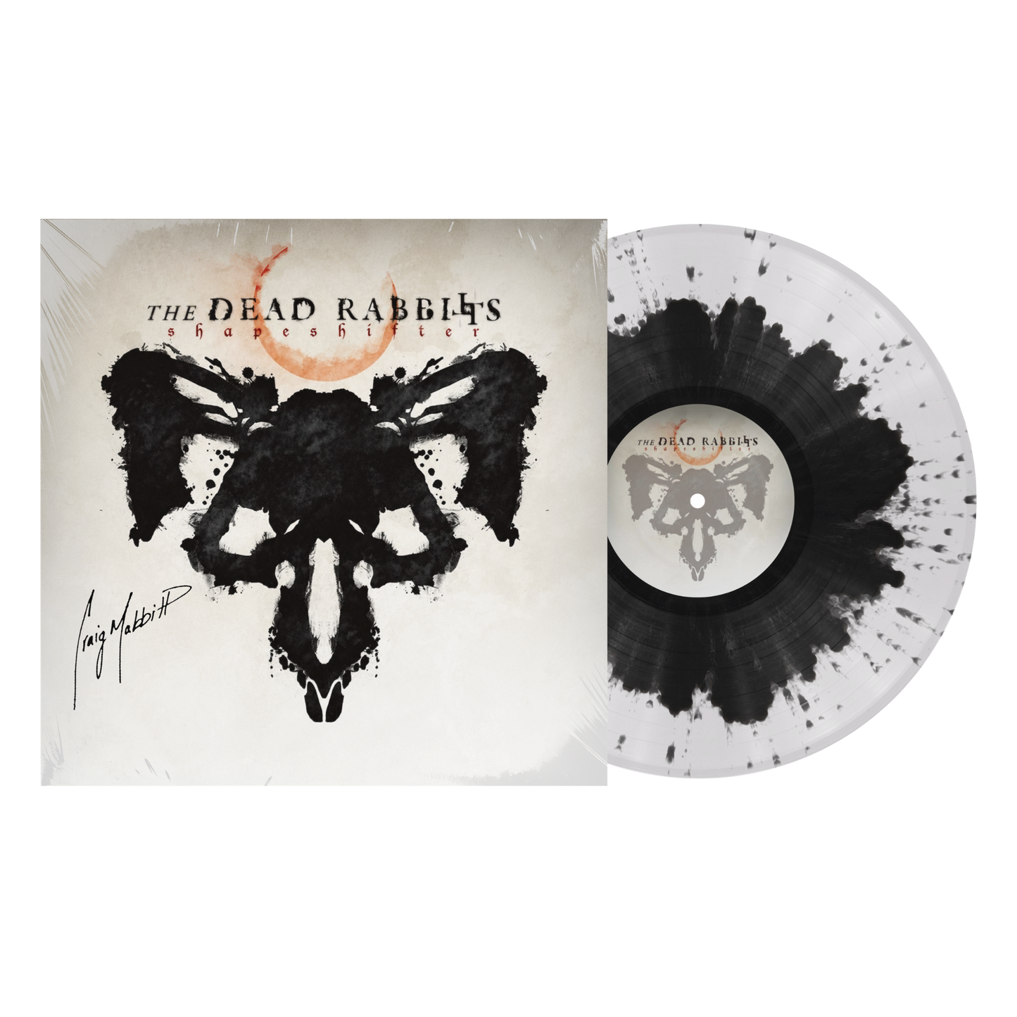 SIGNED Shapeshifter - Clear W Black Splatter Vinyl
